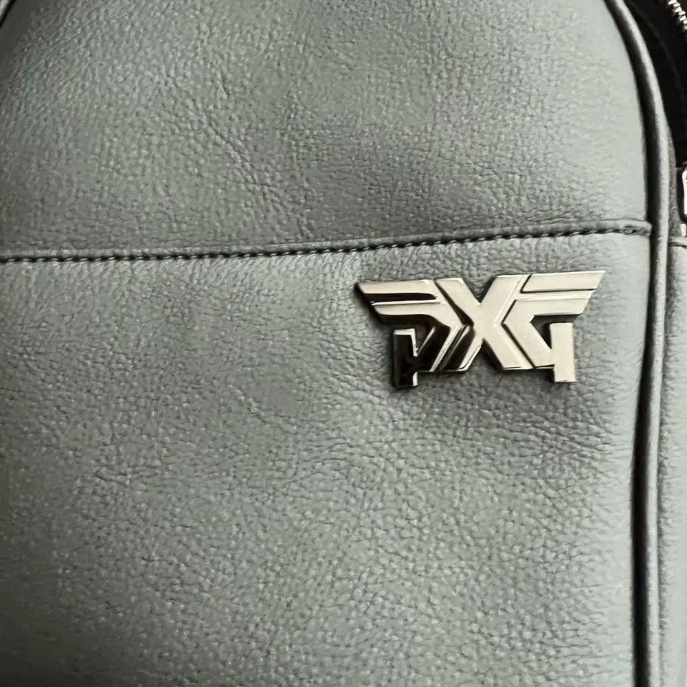 NWT PXG Cactus Leather Mini Backpack Black Luxury Golf Street Style QuietLuxury